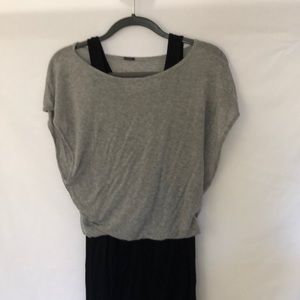 Cute tank dress with built in tee
